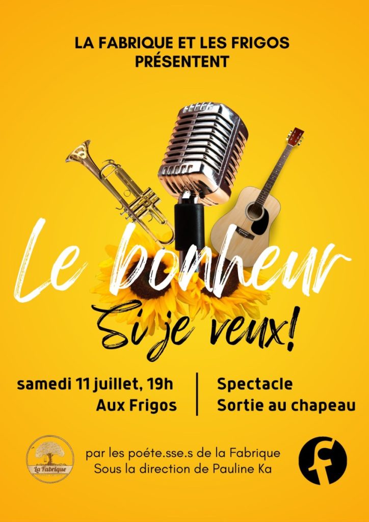 spectacle le bonheur si je veux