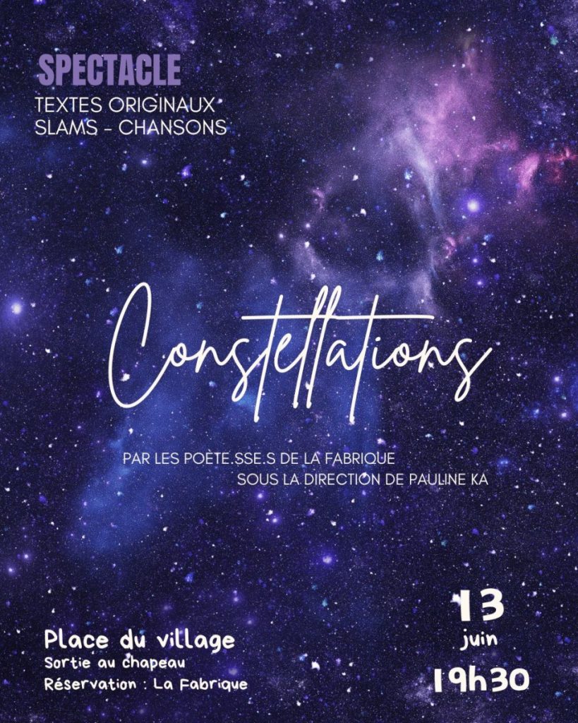 spectacle poetique constellations la fabrique metz scene